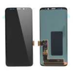 LCD Screen and Digitizer Assembly Spare Part for Samsung Galaxy S9+ G965 (Non-OEM Screen Glass Lens, OEM Other Parts) – Black