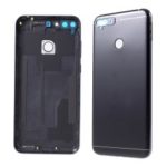 OEM Battery Housing Door Cover with Rear Camera Glass Lens for Huawei Honor 7A (with Fingerprint Sensor) – Black
