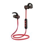 K8 Lightweight Magnetic Attraction Sports Stereo Bluetooth Earphone Headset for iPhone Samsung Huawei Etc. – Red