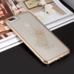 GIRLSCASE Electroplating Rhinestone TPU Case for iPhone 8 Plus / 7 Plus 5.5 inch – Feather