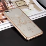 GIRLSCASE Electroplating Rhinestone TPU Cover Shell for iPhone 8 Plus / 7 Plus 5.5 inch – Moon