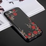 GIRLSCASE Flower Pattern Rhinestone Hybrid Shell for iPhone 8 Plus / 7 Plus 5.5 inch
