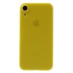Ultra-thin Matte Hard PC Cover Case for iPhone XR 6.1 inch – Yellow