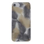 ROAR KOREA Patterned IMD PC + TPU Protective Cover for iPhone 8 / 7 / 6 4.7 inch – Black / Yellow