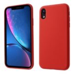 MUTURAL Soft Liquid Silicone Case for iPhone XR 6.1 inch – Red