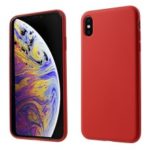 MUTURAL Soft Liquid Silicone Casing for iPhone XS Max 6.5 inch – Red