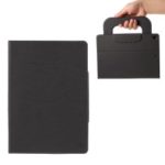 Portable Jeans Cloth PU Leather Smart Case for iPad 9.7-inch (2018) / iPad 9.7-inch (2017) / iPad Pro 9.7 inch (2016) / Air 2 / Air – Black