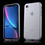 Acrylic Front + TPU Back 2-in-1 Touchable Phone Cover for iPhone XR 6.1 inch
