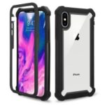 Anti-drop PC and TPU Hybrid Casing for iPhone XS Max 6.5 inch – Black