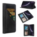 Flip Wallet Stand Leather Phone Case for iPhone XR 6.1 inch – Black