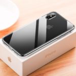 USAMS Mini Series Back Case for iPhone XS Max 6.5 inch Tempered Glass Back + TPU Edges Hybrid Case