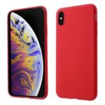 Skin-touch Matte TPU Jelly Protective Case for iPhone XS Max 6.5 inch – Red