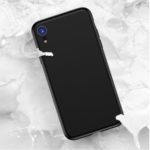 TOTU Silky Feel Liquid Silicone Case for iPhone XR 6.1 inch – Black