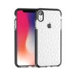 3D Diamond Texture TPU Soft Phone Case for iPhone XR 6.1 inch – Black