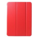 Tri-fold Stand PU Leather Tablet Shell for iPad Pro 11-inch (2018) – Red
