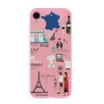 NXE Patterned Glass Back + Soft TPU Edge Hybrid Case for iPhone XR 6.1 inch – Travel France