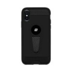 MOMAX Shock Resistant PC TPU Hybrid Case with Kickstand for iPhone XS 5.8 inch – Black