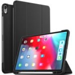 For iPad Pro 11-inch (2018) Tri-fold Stand PU Leather Smart Case with Stylus Pen Holder