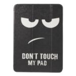 Pattern Printing Tri-fold Leather Stand Case for iPad Pro 11-inch (2018) – Do not Touch My Pad