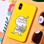 Pattern Printing PC Back Cover for iPhone XS Max 6.5 inch – Finger Gesture