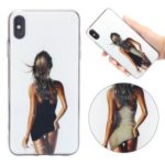 Quicksand Dynamic Bikini Pattern TPU Back Case for iPhone XS Max 6.5 inch – Style A