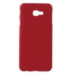 Rubberized Hard Plastic Case for Samsung Galaxy J4 Plus – Red