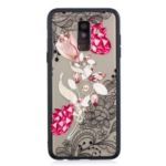 Lace 3D Rhinestone Decor PC TPU Combo Case for Samsung Galaxy A6 Plus (2018) – Vivid Flower