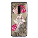 For Samsung Galaxy S9 Plus Lace 3D Rhinestone Decoration TPU PC Cell Phone Case – Vivid Flower