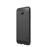 MOFI Carbon Fiber Texture Brushed TPU Back Case for Samsung Galaxy J4+ – Black