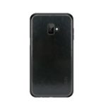 MOFI PU Leather Coated PC + TPU Hybrid Case for Samsung Galaxy J6+ – Black