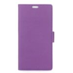 Wallet Leather Case with Stand for Samsung Galaxy A9 (2018) / A9 Star Pro / A9s – Purple