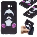 Embossed Pattern TPU Mobile Phone Case for Samsung Galaxy J4+ / J4 Prime / J415 – Adorable Panda
