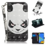 Pattern Printing PU Leather Wallet Case for Samsung Galaxy A9 (2018) / A9 Star Pro / A9s – Angry Panda