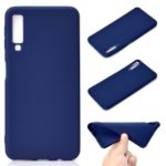 Soft Frosted TPU Mobile Cover for Samsung Galaxy A7 (2018) A750 – Dark Blue
