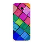 Pattern Printing TPU Gel Case for Samsung Galaxy J4 Plus – Colorful Blocks