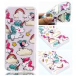 Pattern Printing Soft TPU Cell Phone Case for Samsung Galaxy J6+ J610 / J6 Prime – Unicorn