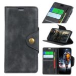PU Leather Case for Sony Xperia XA3 Stand Wallet Phone Cover – Black