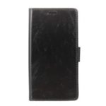 Crazy Horse Texture Wallet Leather Magnetic Case for Sony Xperia XA3 – Black