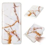 Marble Pattern IMD TPU Soft Back Case for Sony Xperia XZ3 – Style A