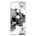 Pattern Printing IMD TPU Protective Casing for Sony Xperia XZ3 – Skull
