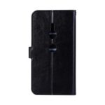 Crazy Horse Wallet Leather Protective Case for Sony Xperia XZ3 – Black