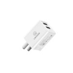 USAMS US-CC058 T10 Dual USB 2.4A Foldable Travel Charger – CN Standard Plug / White
