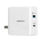 MOMAX Portable 36W PD Type-C + Quick Charge 3.0 USB Port Wall Travel Charger – CN Plug / White