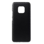 PU Leather Coated PC Mobile Phone Case for Huawei Mate 20 Pro – Carbon Fiber Texture