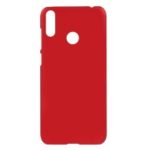 Rubberized Case Hard Plastic Phone Cover for Huawei Honor 8C – Red