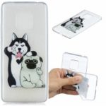 Pattern Printing Embossing TPU Cellphone Shell for Huawei Mate 20 Pro – Adorable Dogs