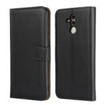 Genuine Leather Wallet Case for Huawei Mate 20 Lite / Maimang 7 – Black