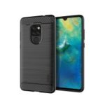 MOFI Carbon Fiber Texture Brushed TPU Case for Huawei Mate 20 – Black