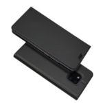 Magnetic Adsorption Leather Card Holder Case for Huawei Mate 20 Pro – Black
