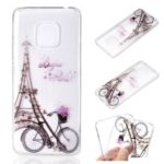 Pattern Printing TPU Case Cover for Huawei Mate 20 Pro – Eiffel Tower and Bicycle